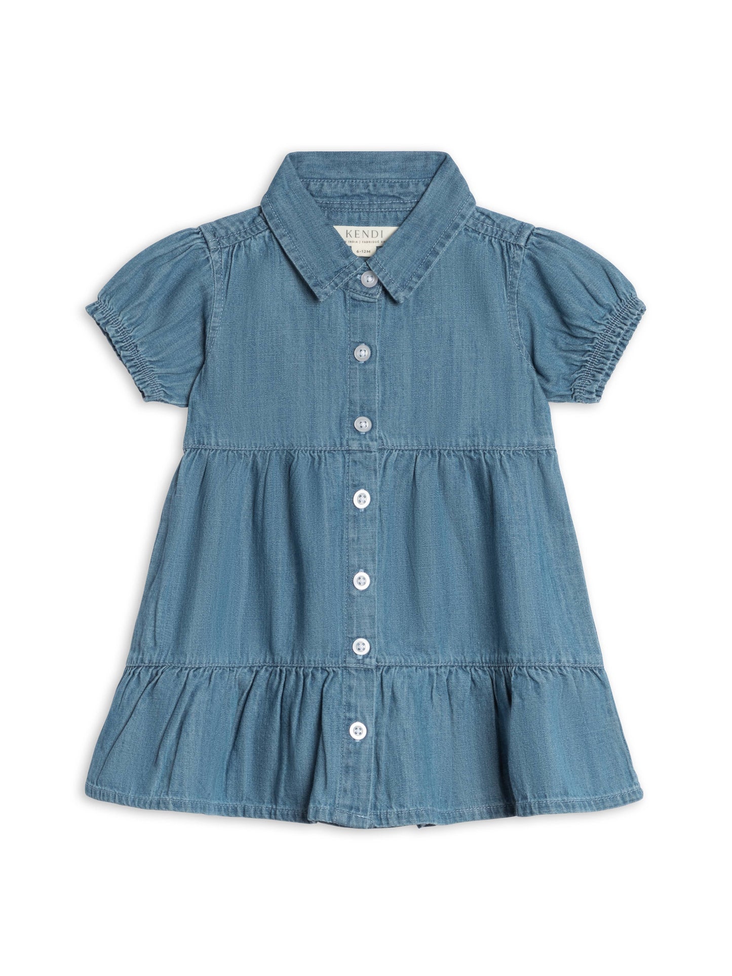 Milly Chambray Shirt Dress: Chambray / 5T/6