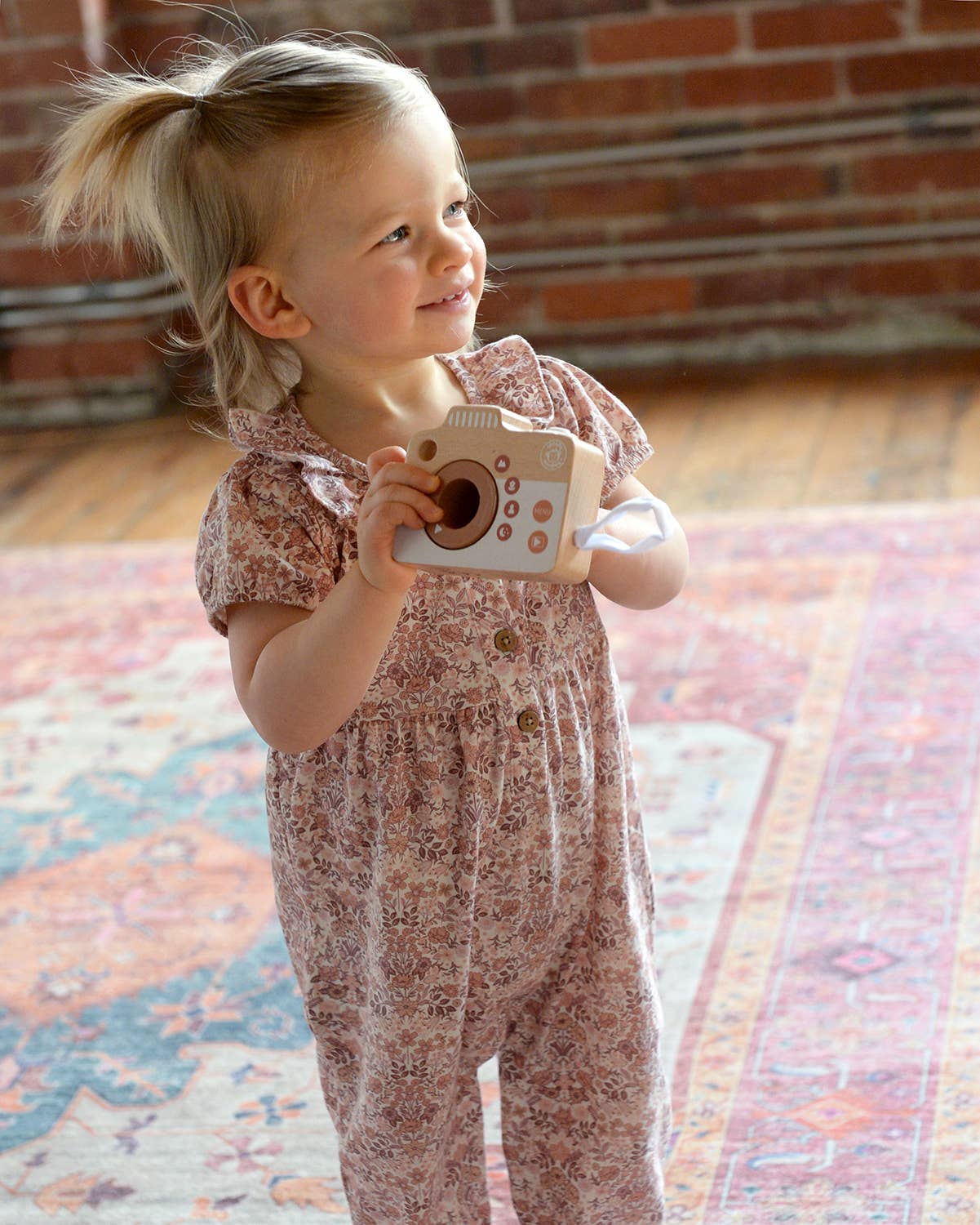 Baby Spring Frill Collar Romper- Spring Bouquet: 9-12M