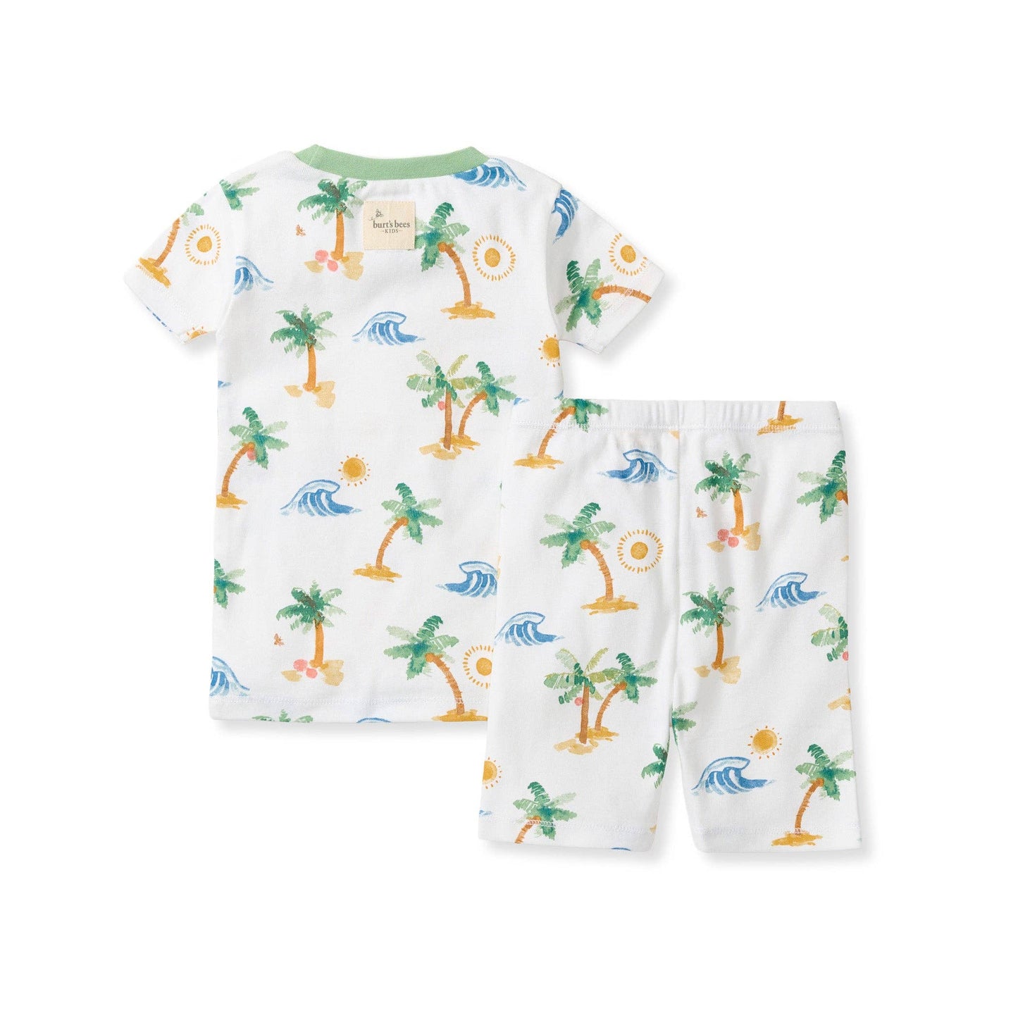 Beachy Palms Organic Cotton Two-Piece Pajamas: 24M