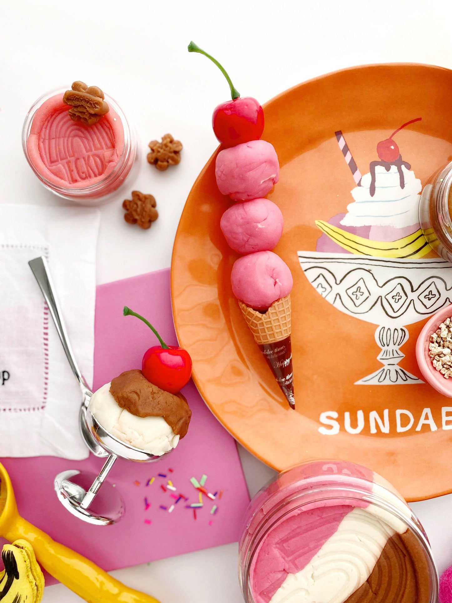 Ice Cream Sundae KidDough Play Kit