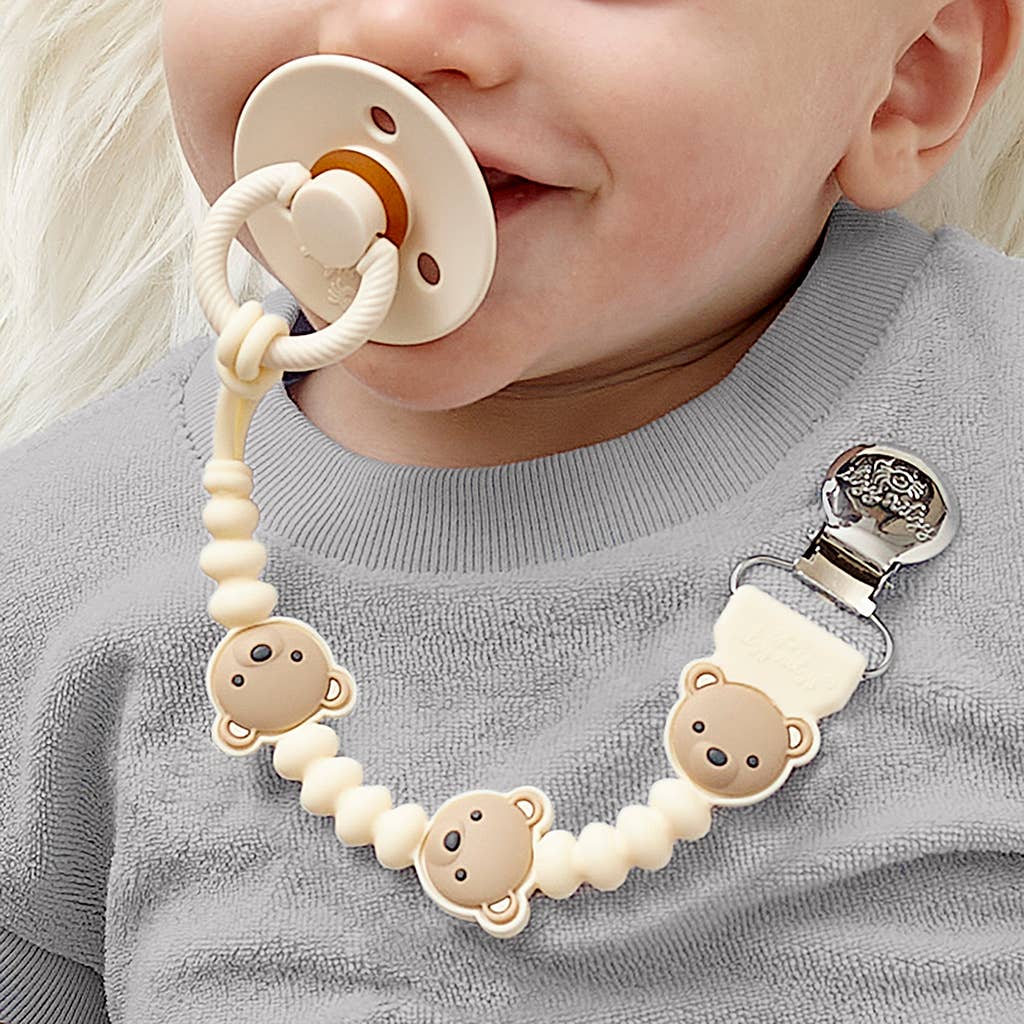 Itzy Paci Strap Plus™: Bear
