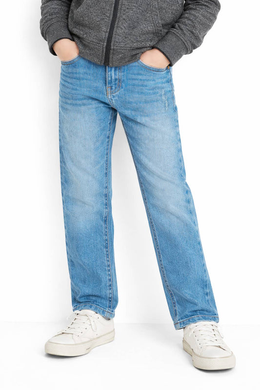Boy's Basic Fit Jean: Light Denim