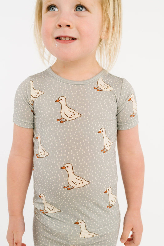 Classic Goose Bamboo Shorts Set