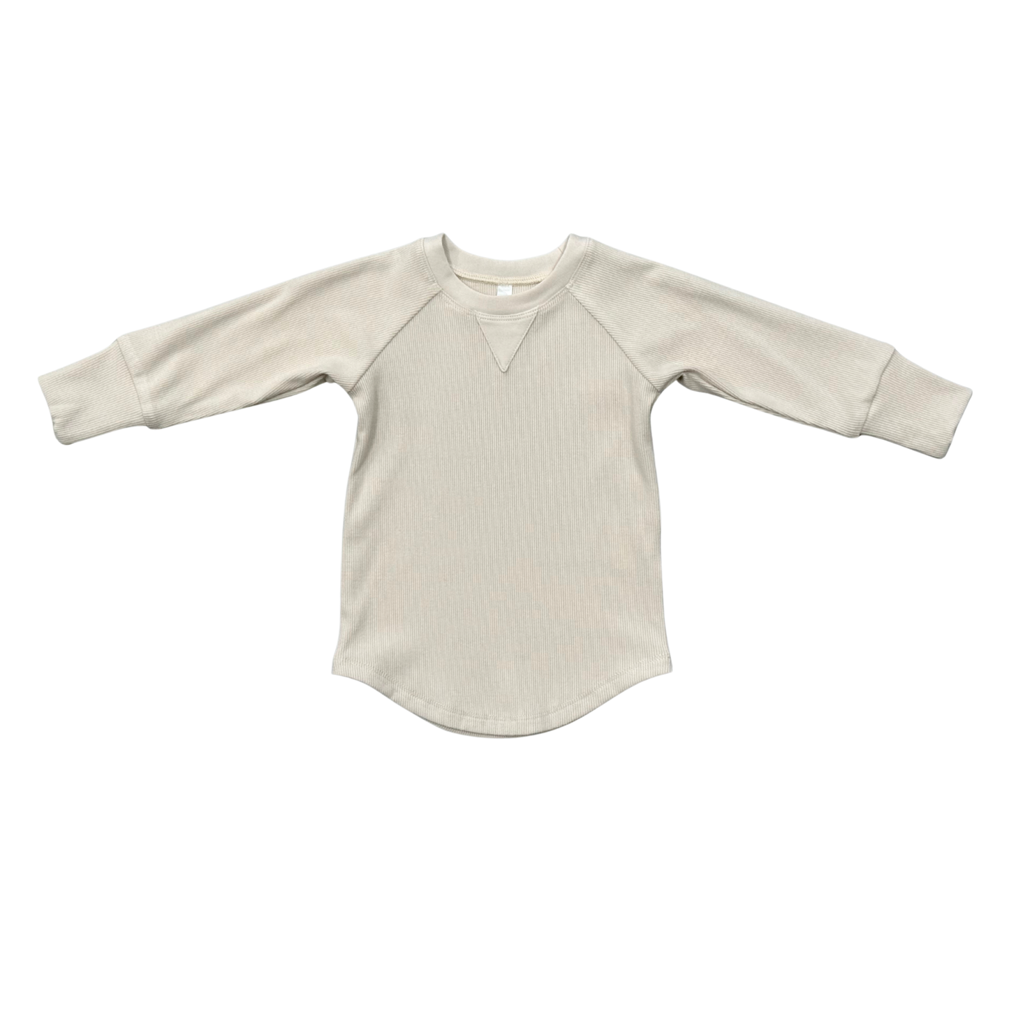 Babysprouts Babysprouts Ribbed Top: Cream