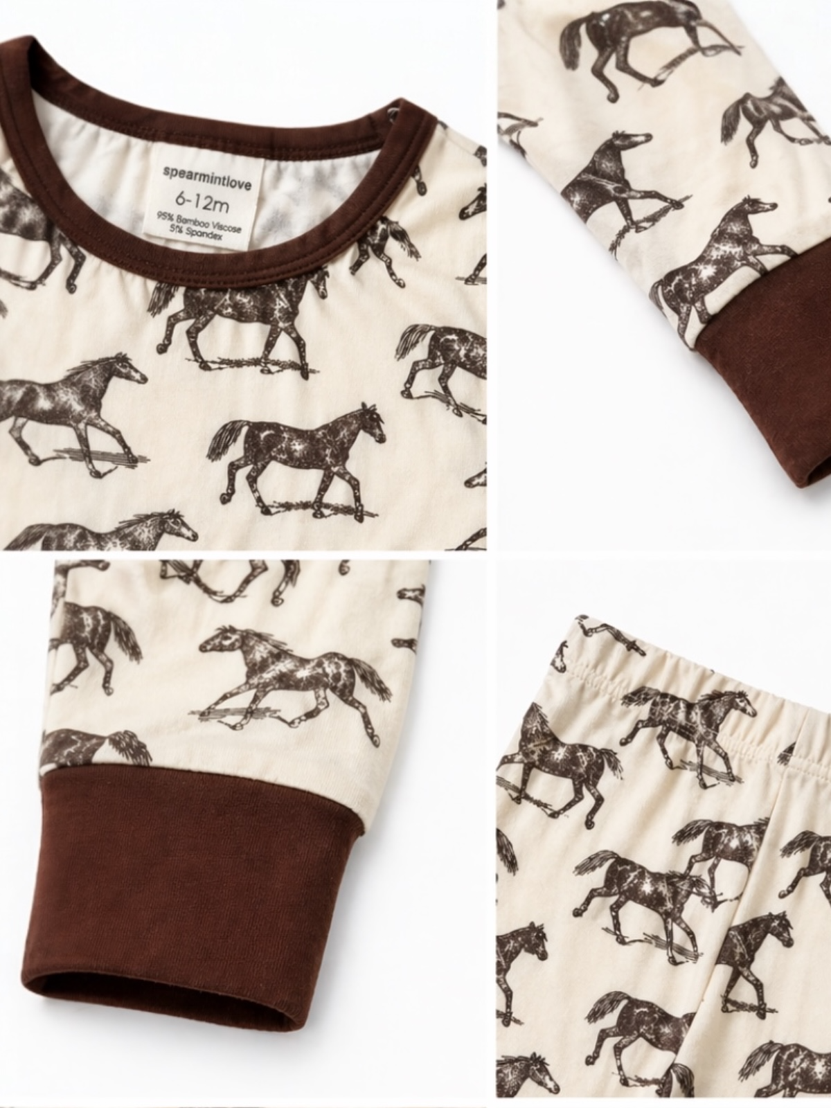 Long Sleeve 2-Piece Set, Wild Mustang