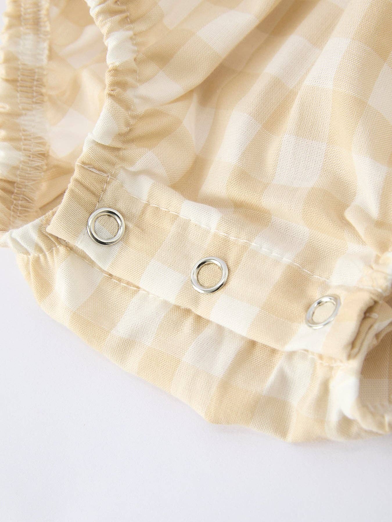 Plaid Girl Romper: 6M