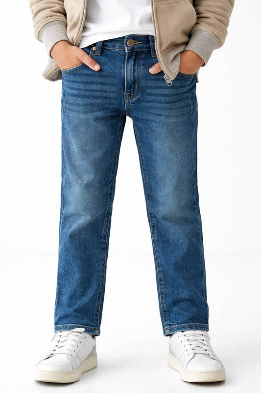 Boy's Basic Fit Jean: Medium Denim