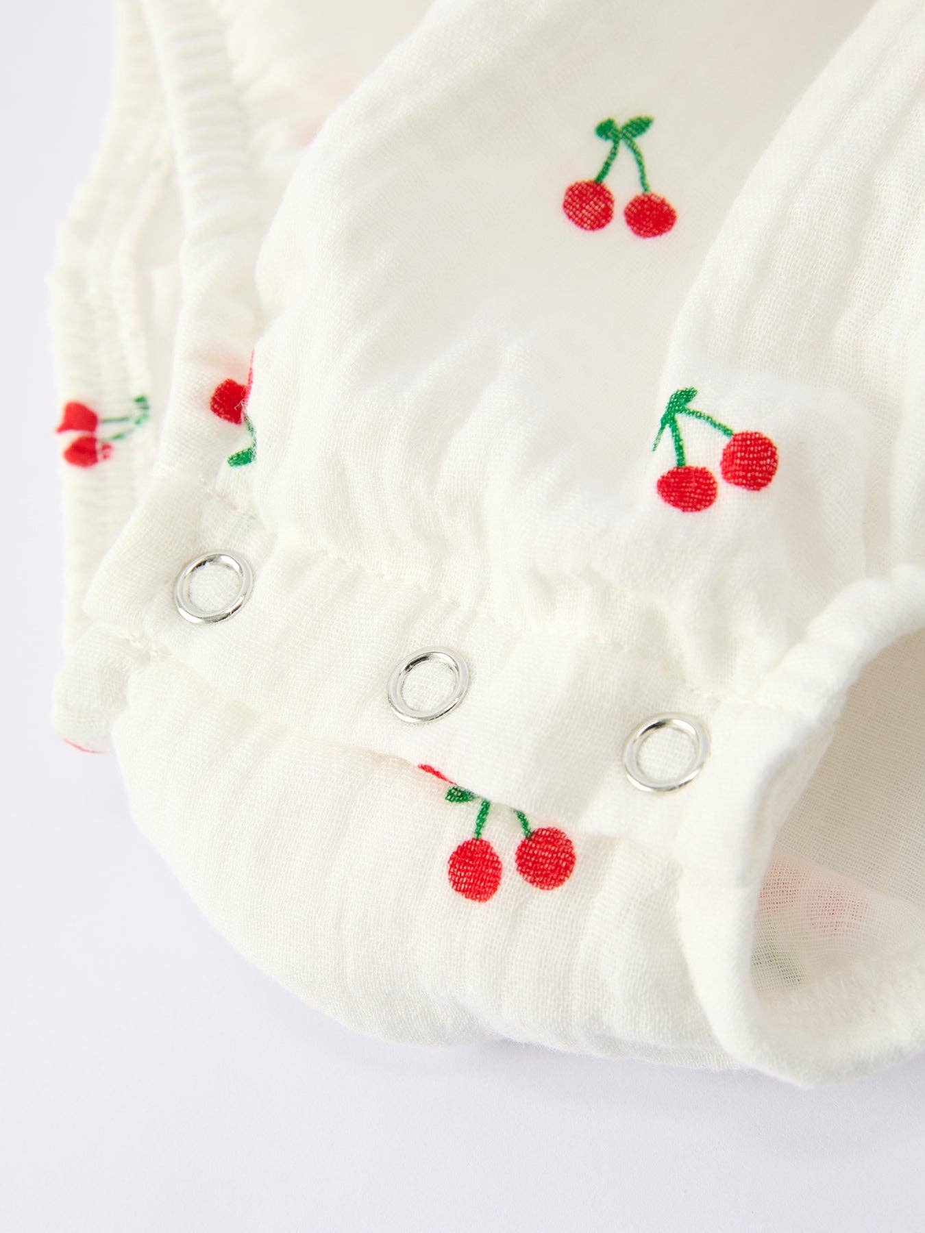 Baby Girls Spring Cherry Romper: 18M
