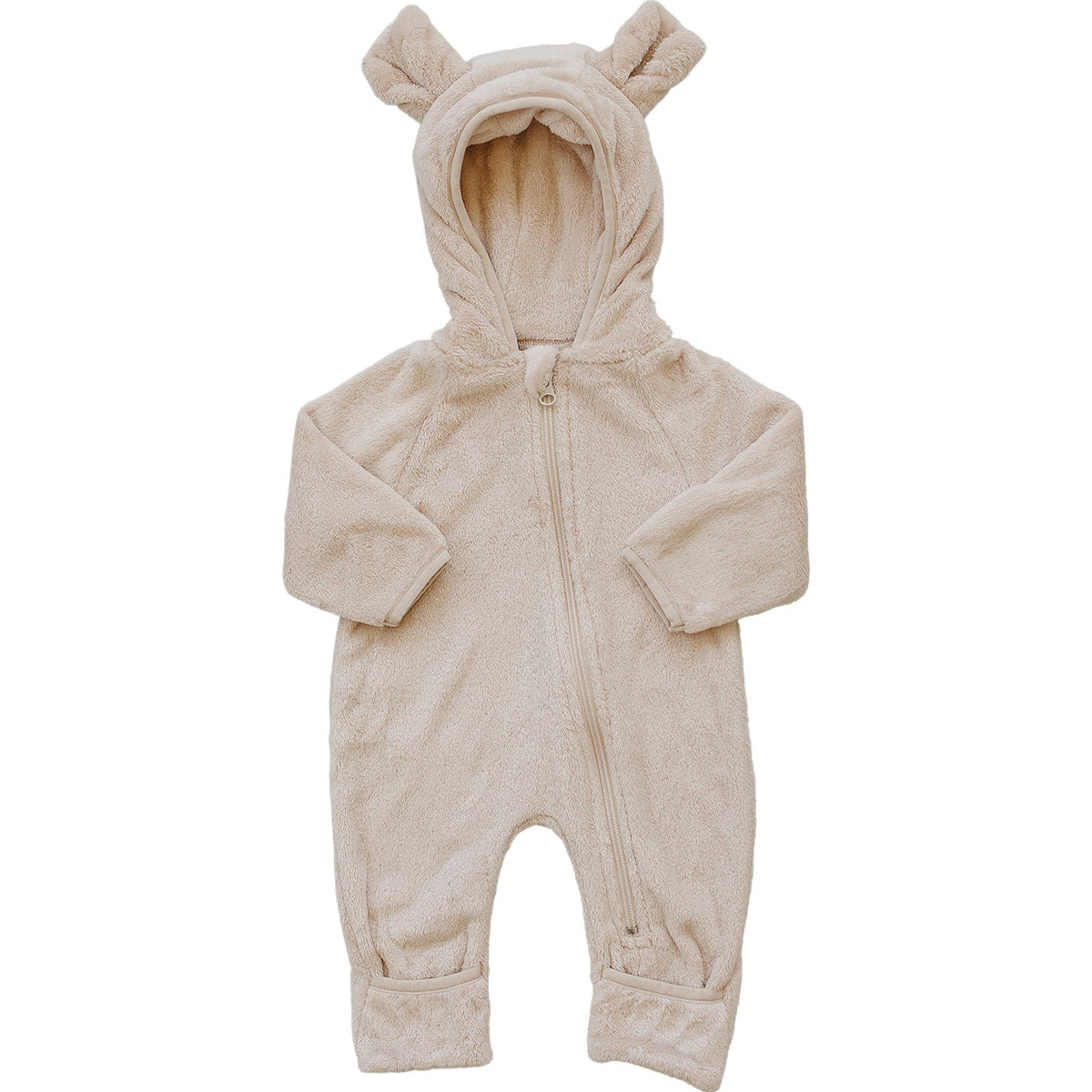 Fleece Bear Hooded Zipper