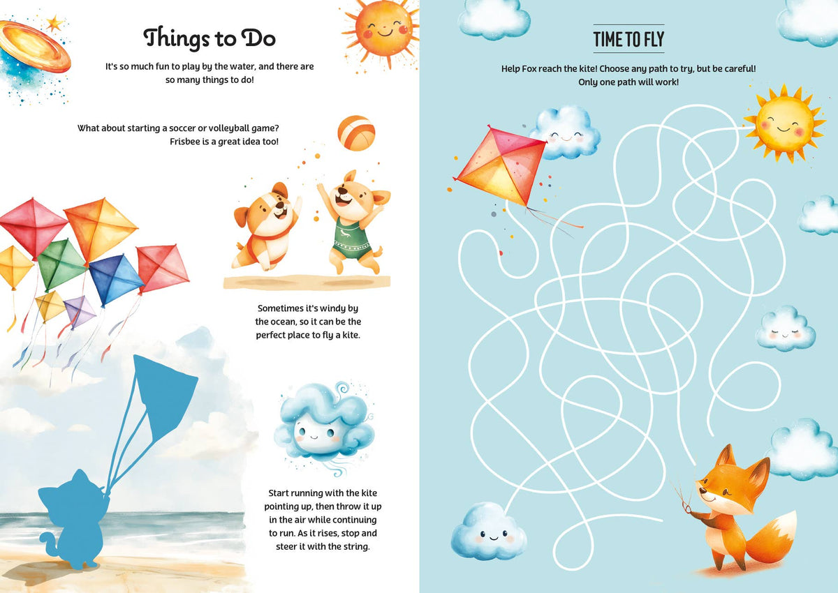 Activity Book with Stickers: A Trip to the Ocean