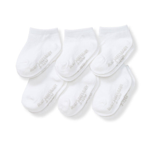 Set of 6 Solid Ankle Socks
: Cloud / 4-5T