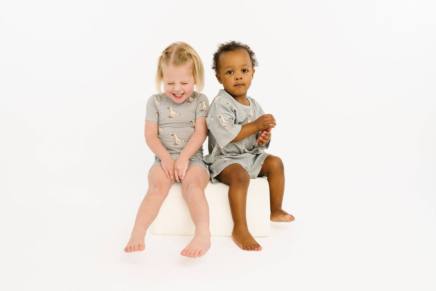 Classic Goose Bamboo Shorts Set: 18-24M