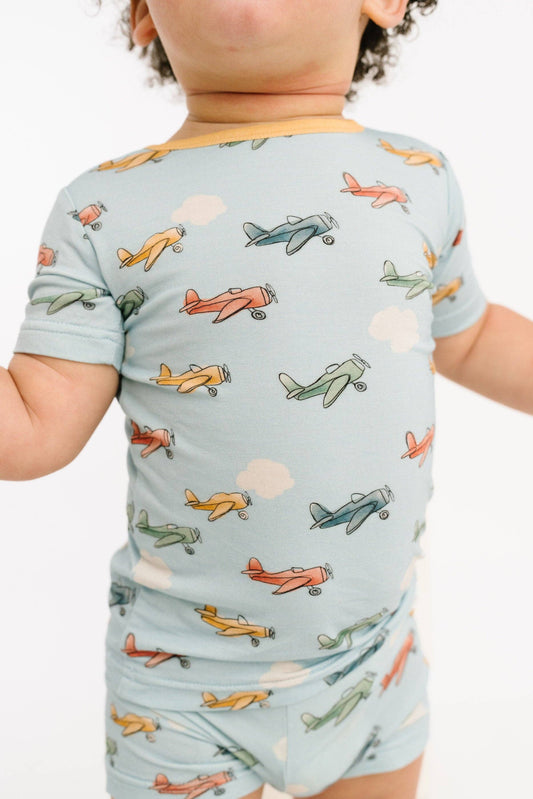 Pilot Pals Bamboo Shorts Set