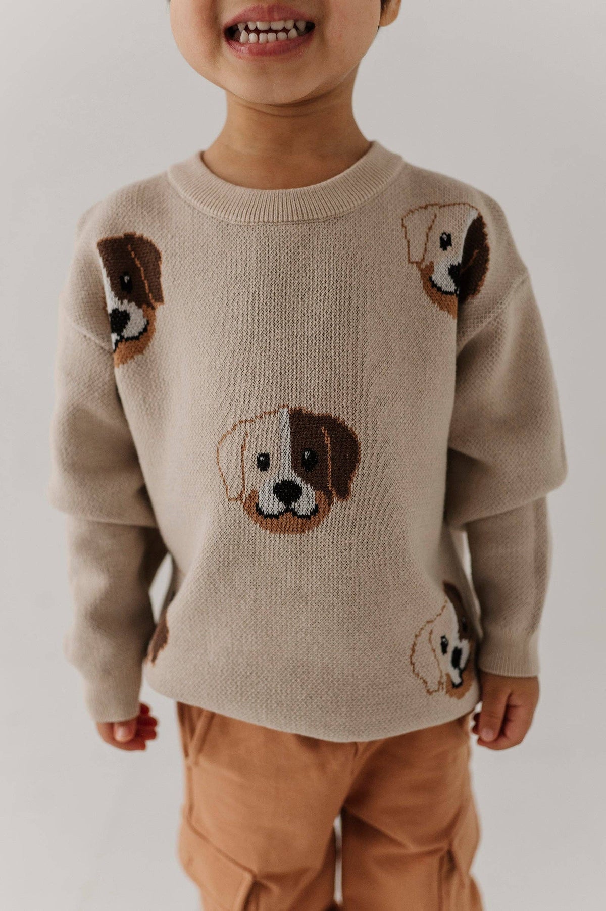 Babysprouts Knit Sweater: Puppies