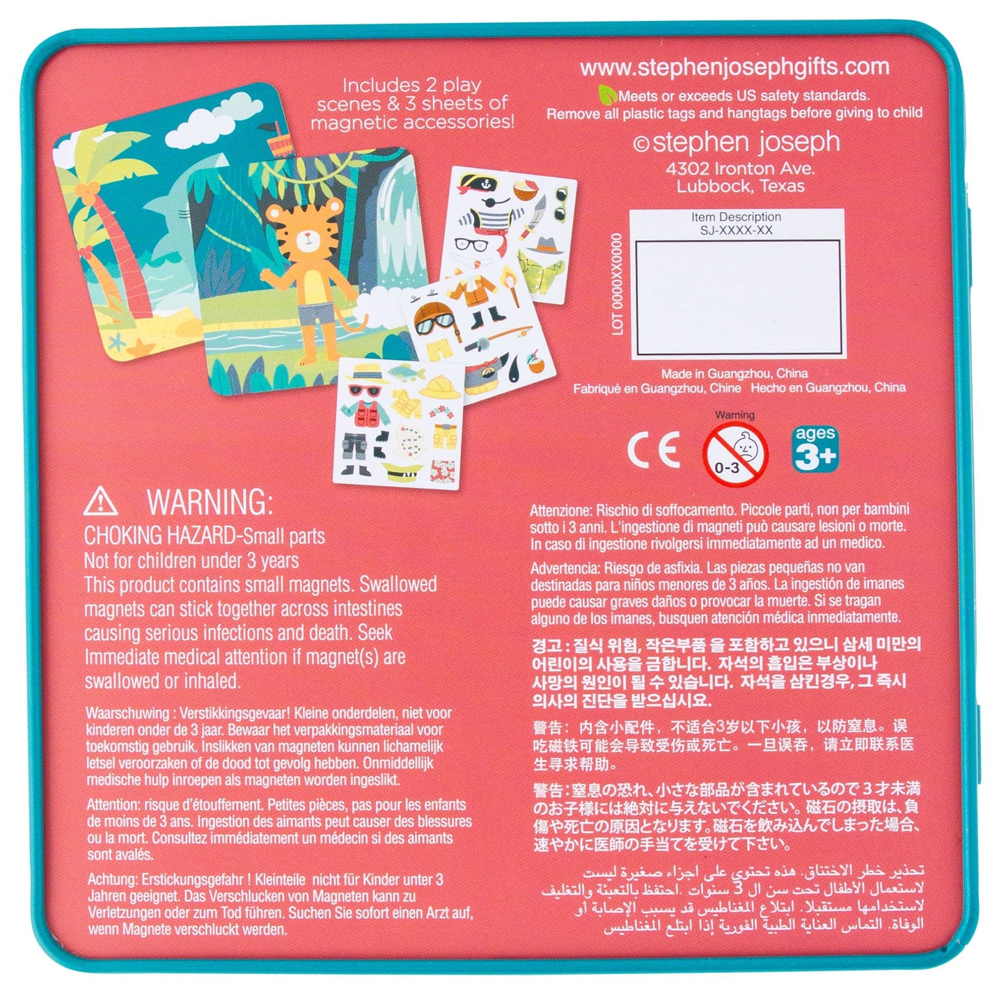Travel Tin Magnetic Dress Up: Space