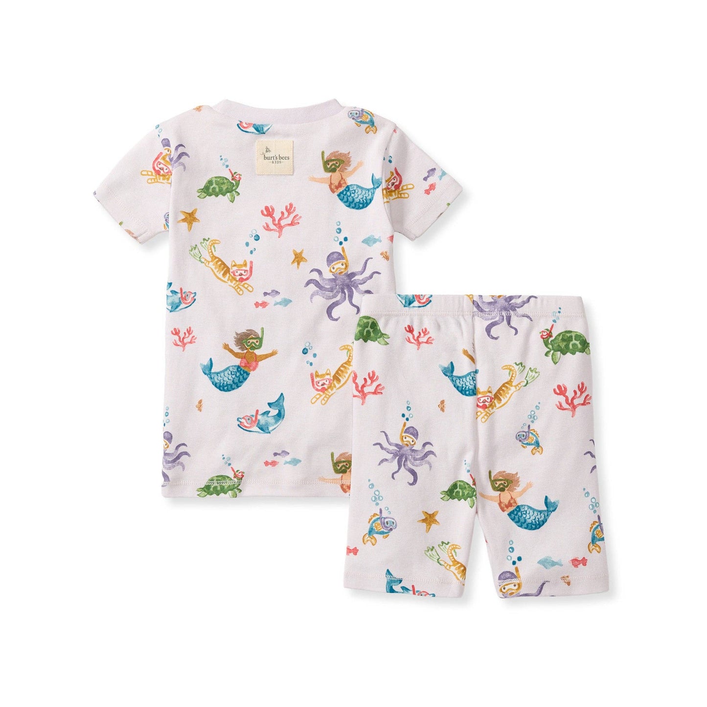 Snorkeling Friends Organic Cotton Two-Piece Pajamas: 3T