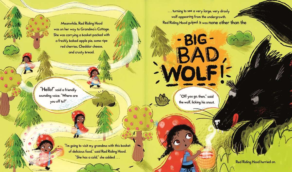 Wrong Fairy Tale: Red Riding Hood & Three Billy Goats Gruff