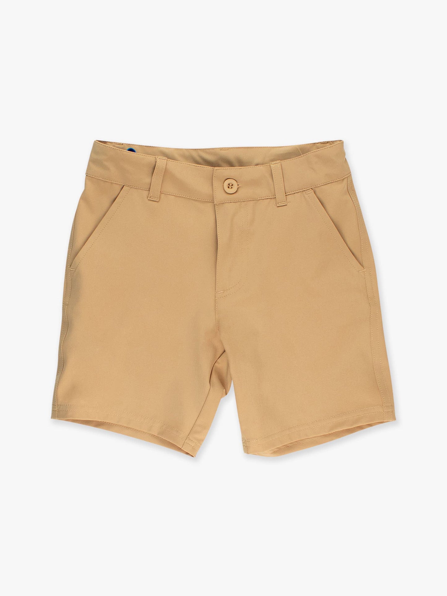 Boys Classic Khaki Hybrid Shorts: Brown / 5