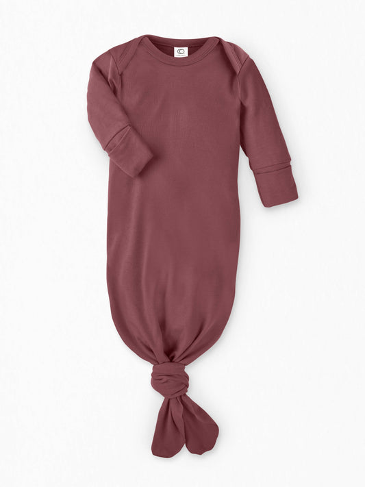 Classic Infant Gown: Berry