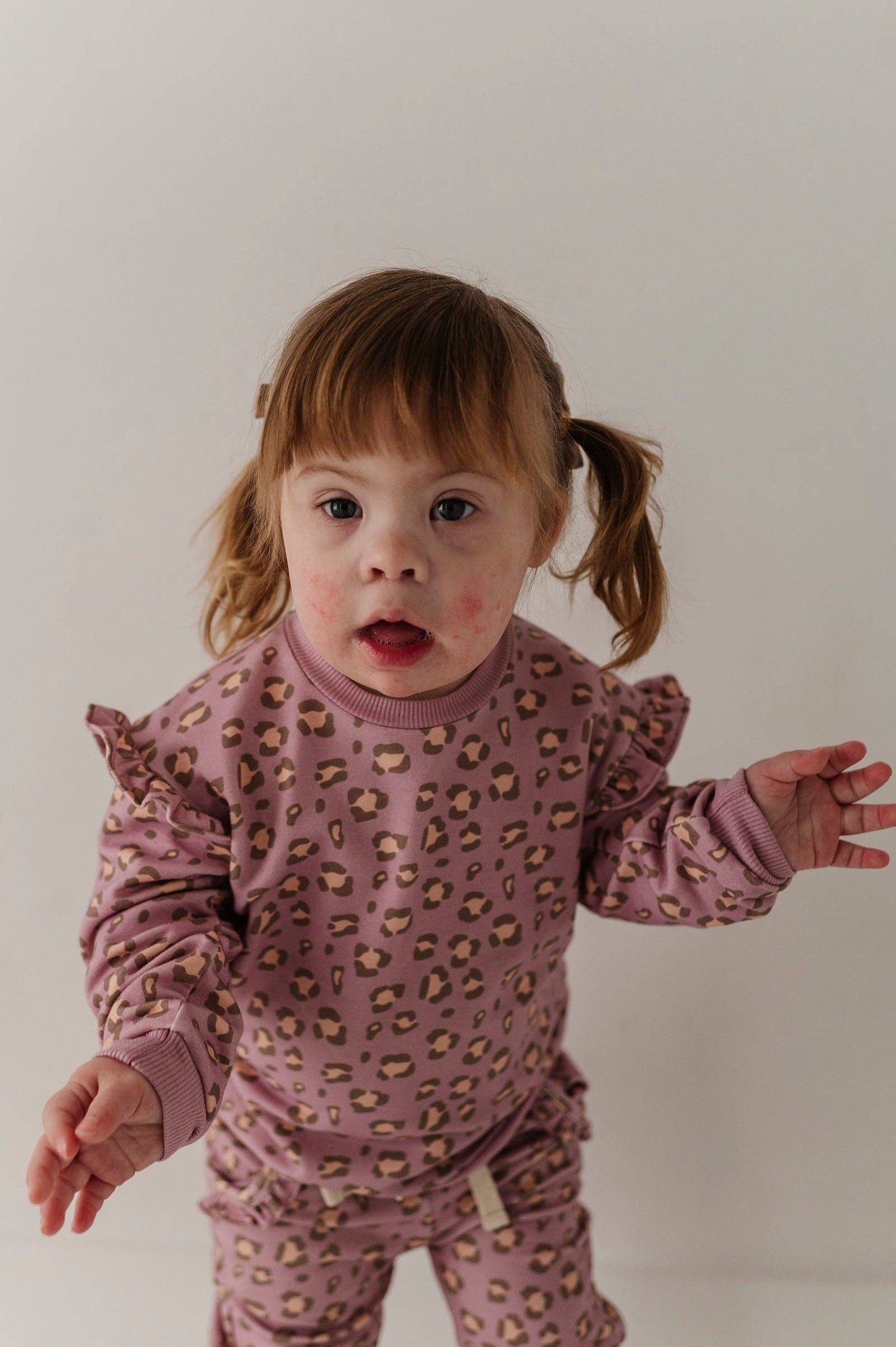 Babysprouts Girl's Ruffle Sweatshirt: Daisy Doodle
