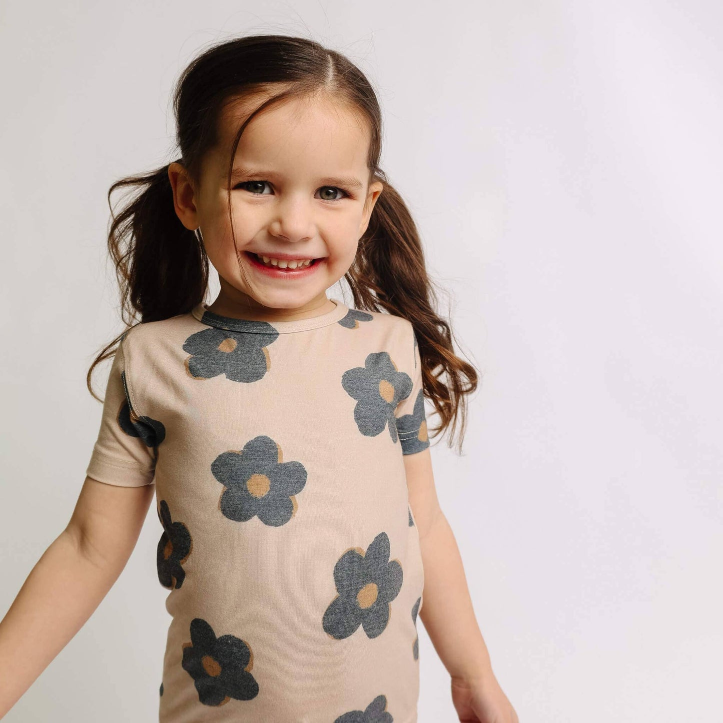2pc Short Sleeve Pajama Set - Gemma In Tan: 18 Months