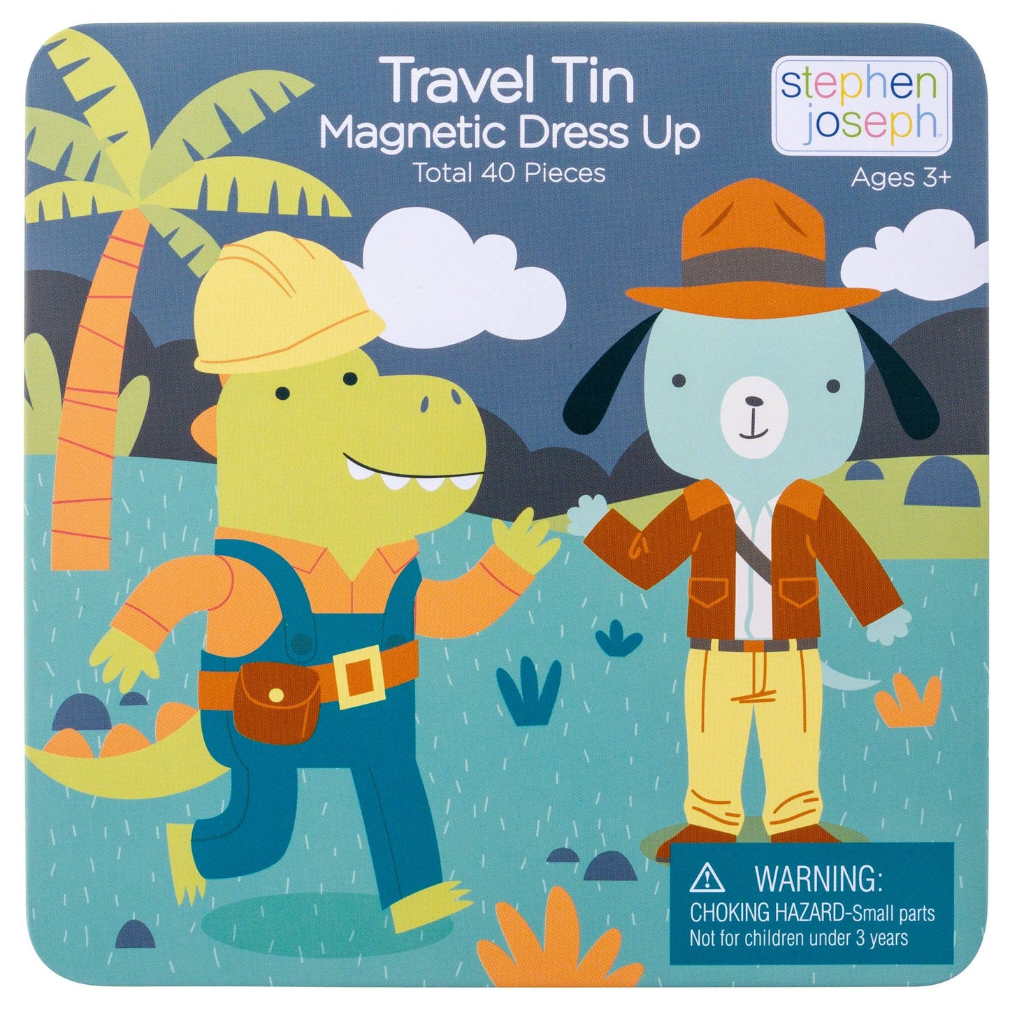 Travel Tin Magnetic Dress Up: Bunny/Cat