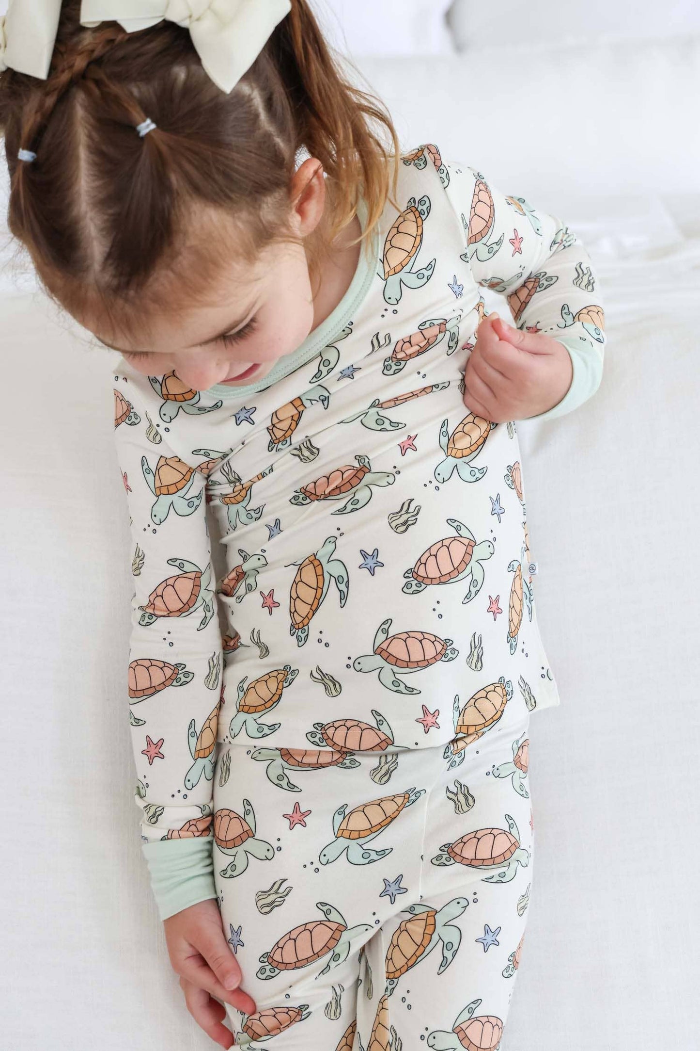Two Piece Pajama Set | Turtley Rad: 5/6