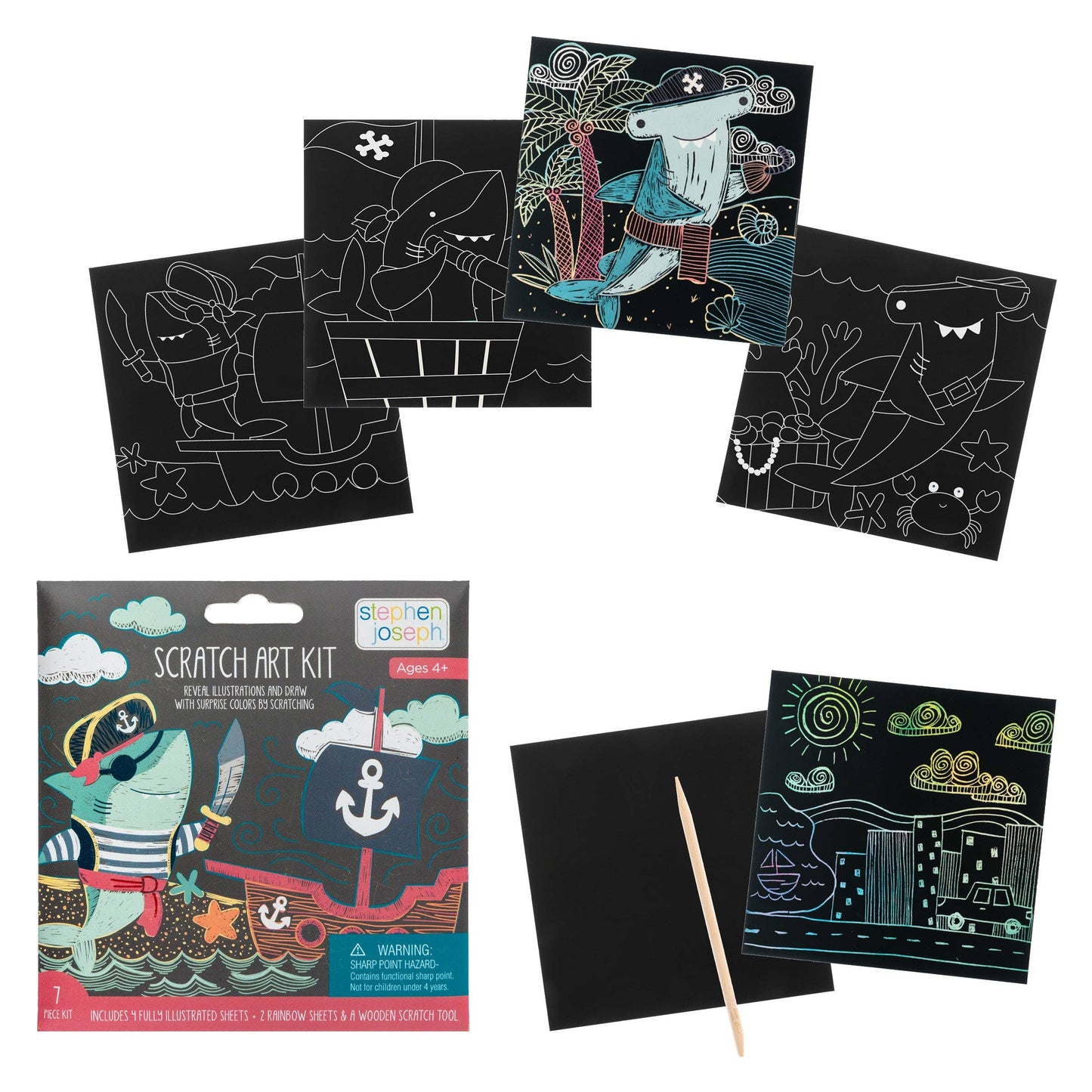Scratch Art Kit: Bunny/Cat