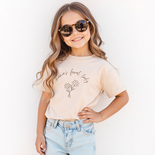 Mama's Feral Lady - 100% Cotton Tee