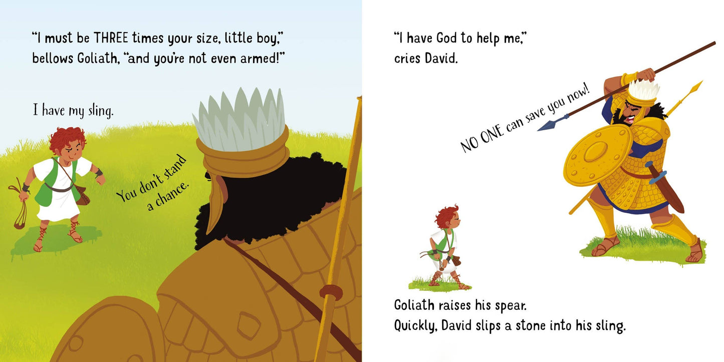 David And Goliath board book: Usborne