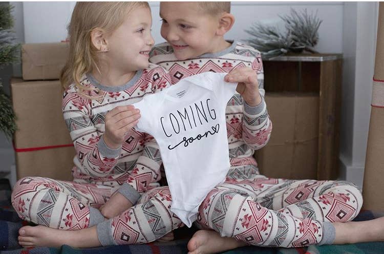 Coming Soon Pregnancy Announcement Onesie: 3-6 MONTHS