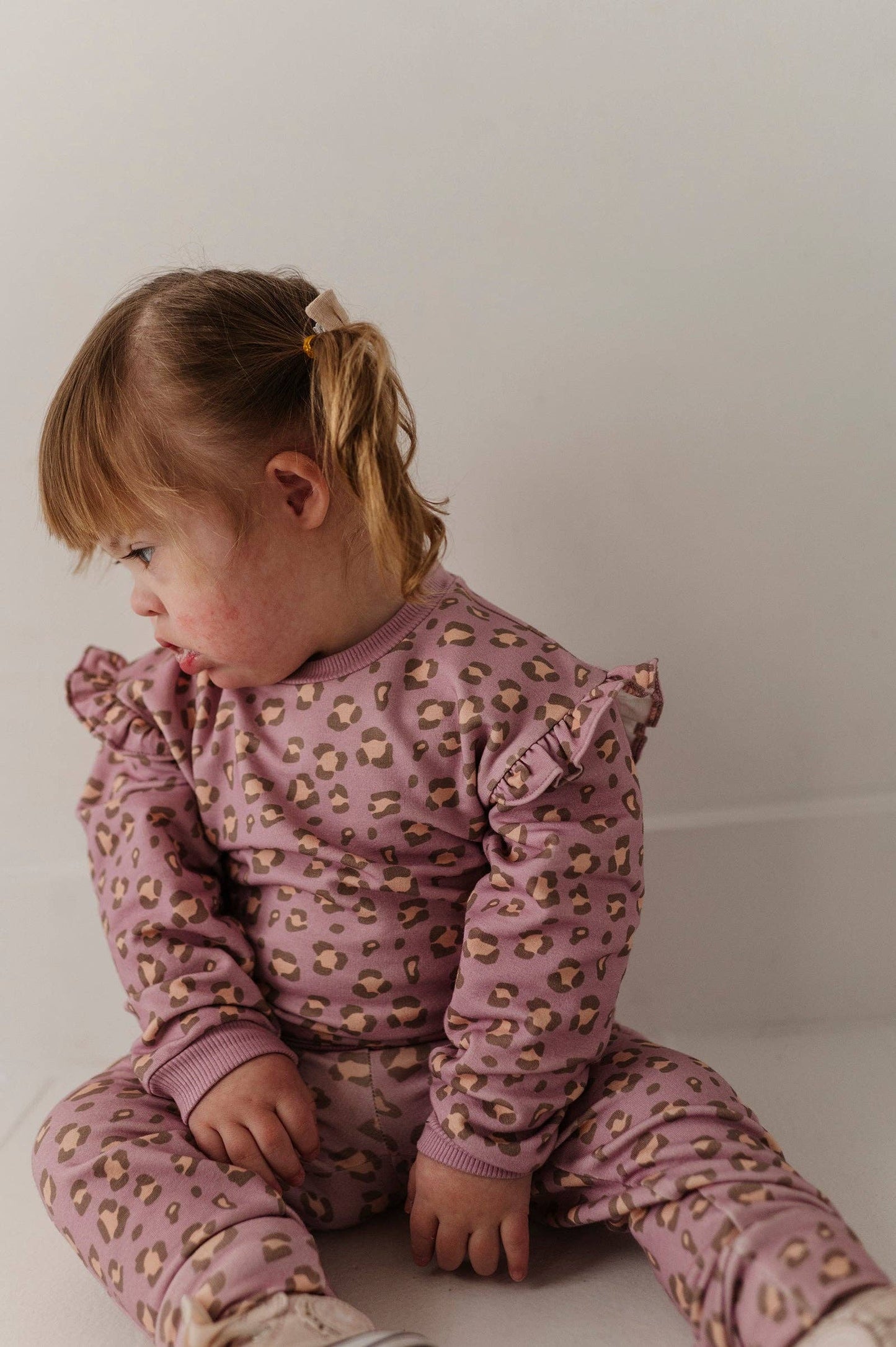Babysprouts Girl's Ruffle Sweatshirt: Daisy Doodle