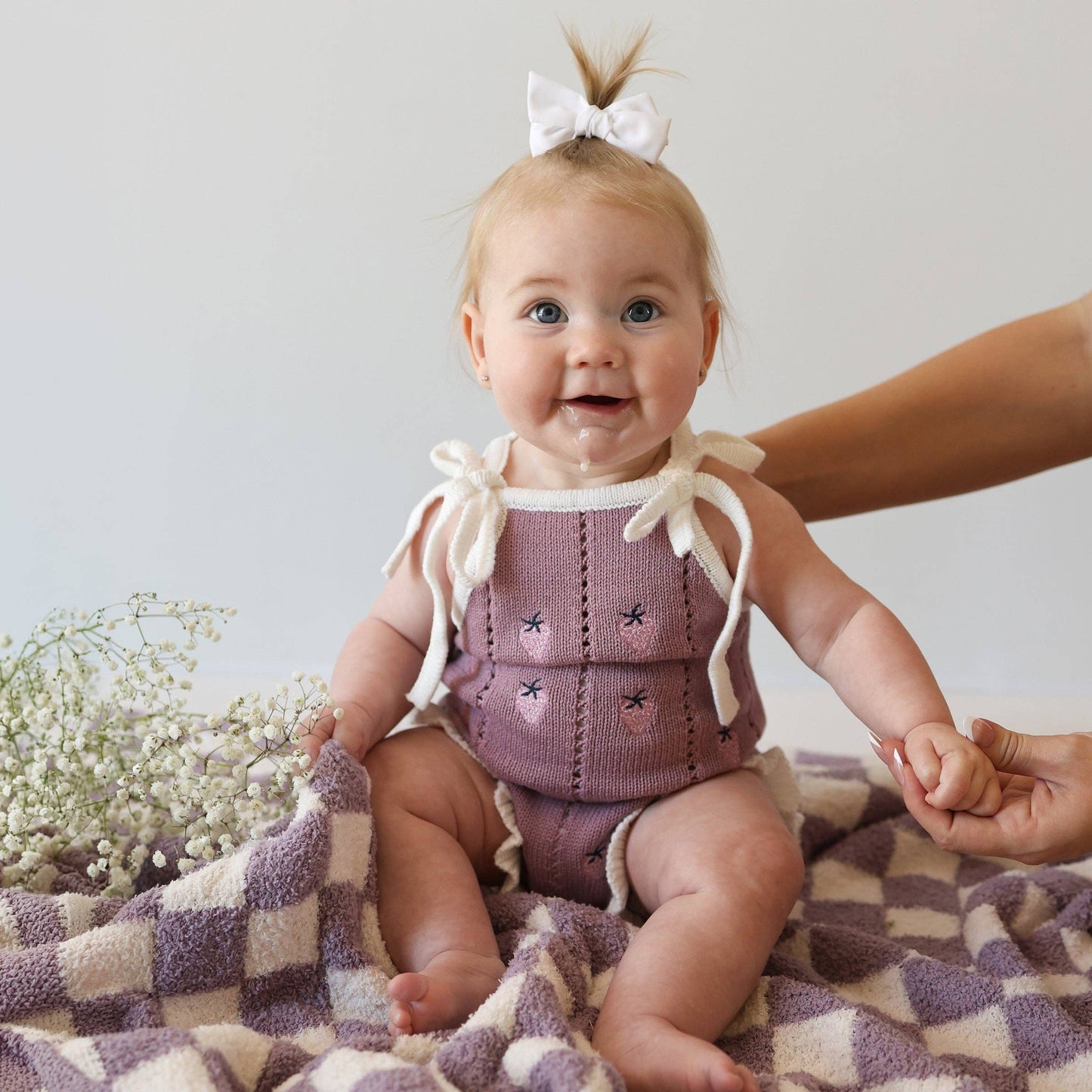 Knit Ruffle Romper | Matilda: 3-6 Months