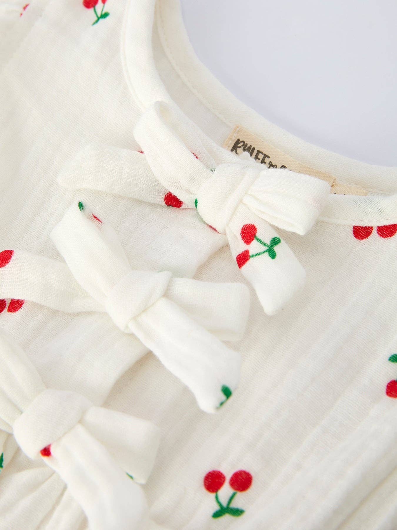 Baby Girls Spring Cherry Romper: 12M