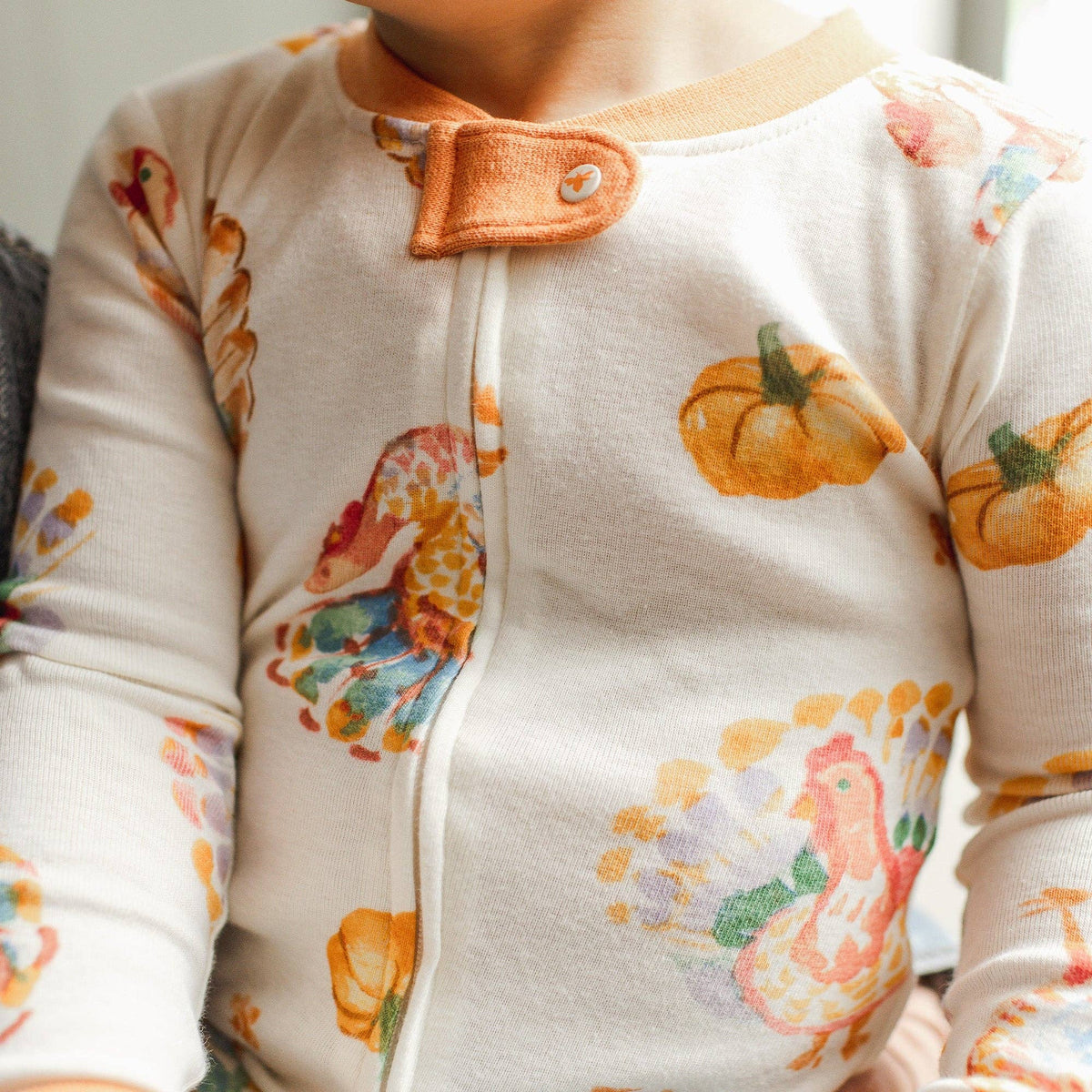 Turkey Day Organic Cotton Sleep & Play Footed