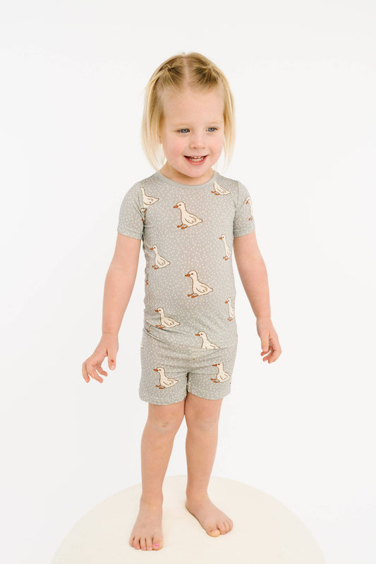 Classic Goose Bamboo Shorts Set