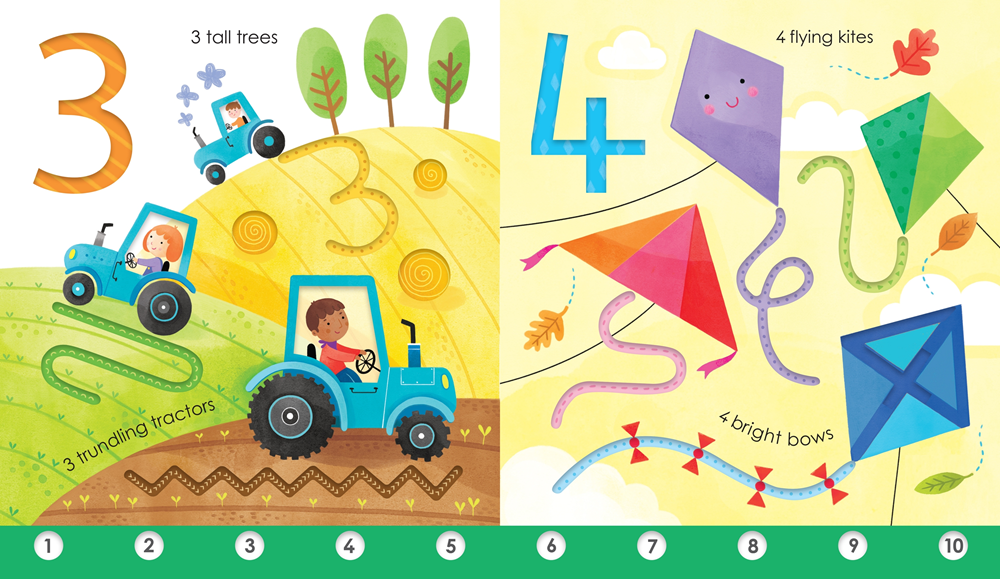 Fingertrail 123 : Usborne