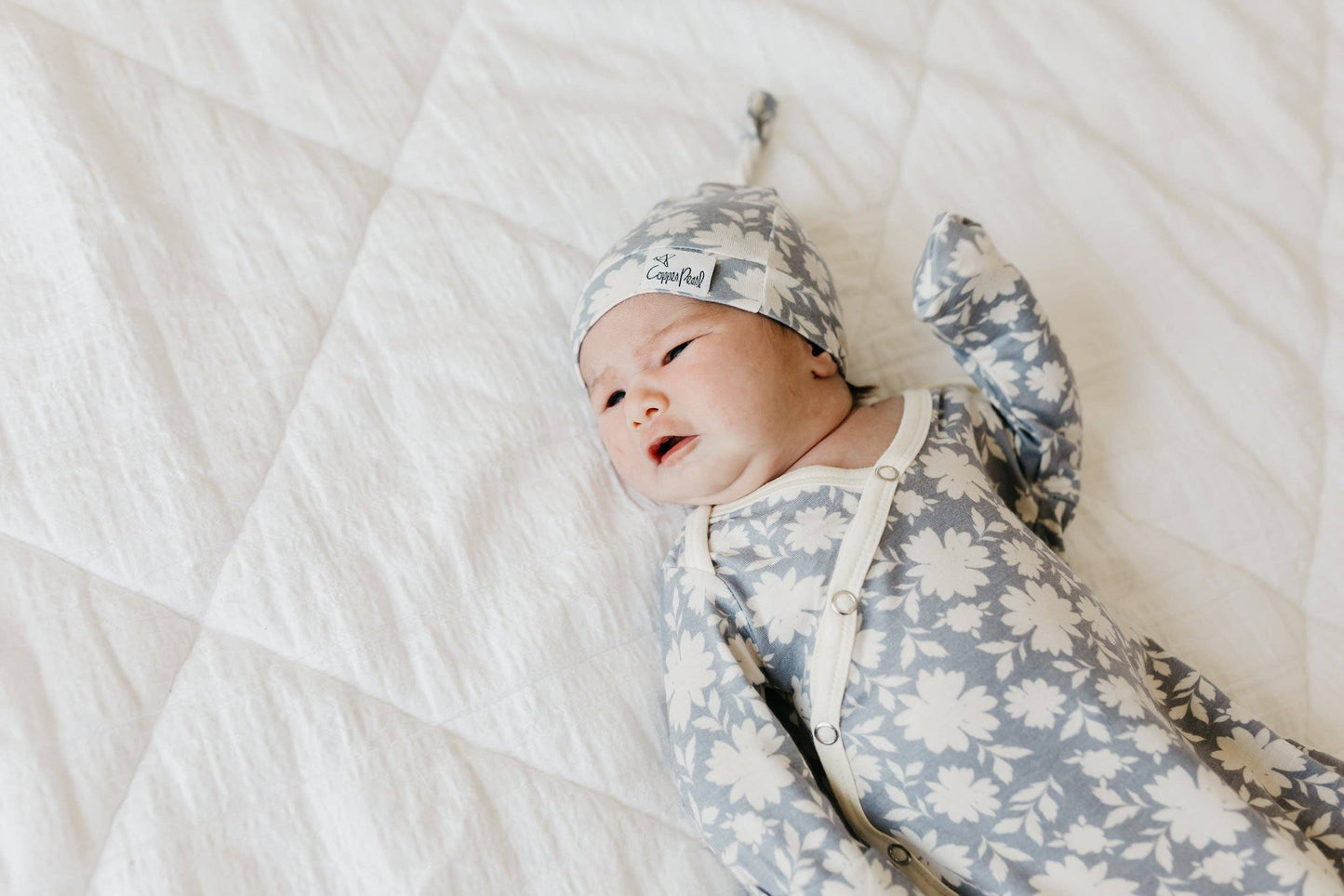 Top Knot Hat - Lacie: 0-4 Months