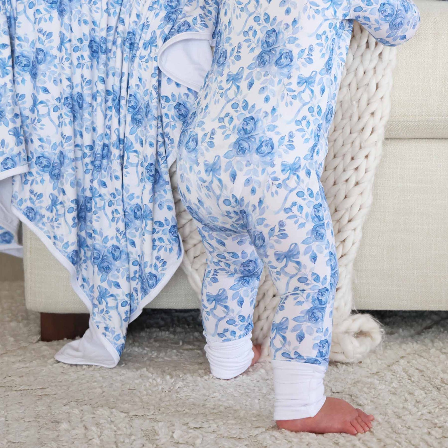 Betsy's Blooms Convertible Zip Romper: 0-3 months