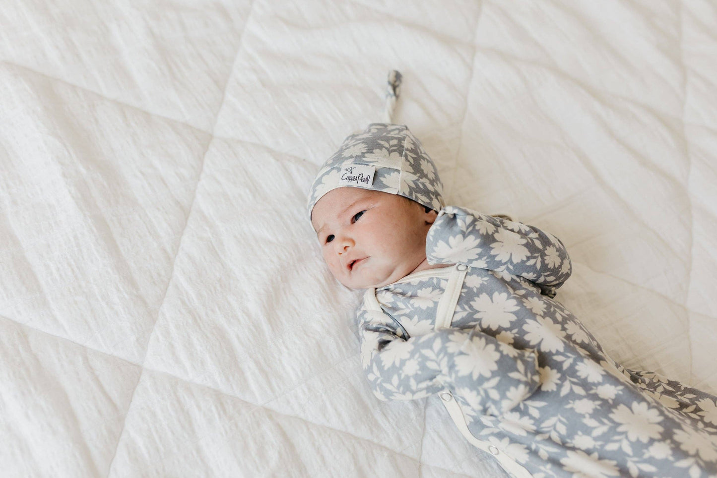 Top Knot Hat - Lacie: 0-4 Months