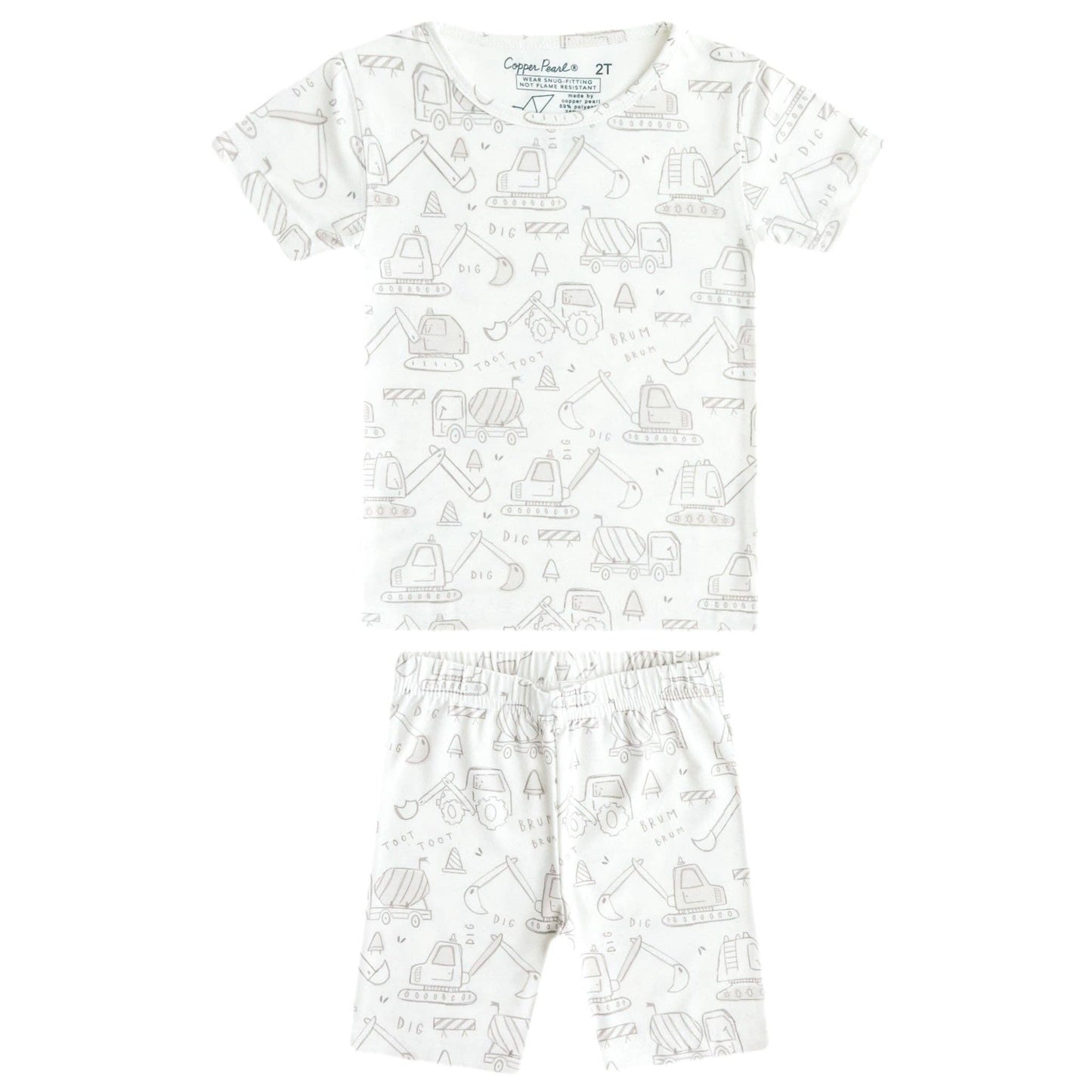 2pc Short Sleeve Pajama Set - Gage: 3T