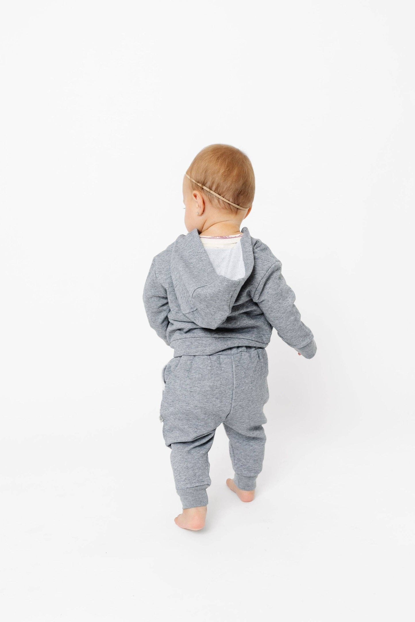 Zip-Up Hoodie - Gray: 4T