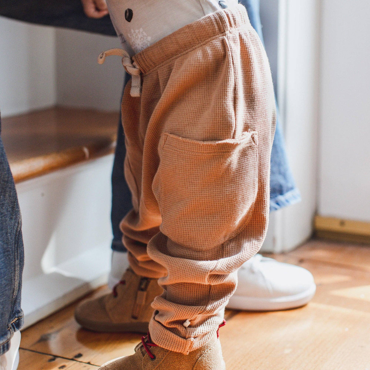 Waffle Thermal Pant with Side Pockets