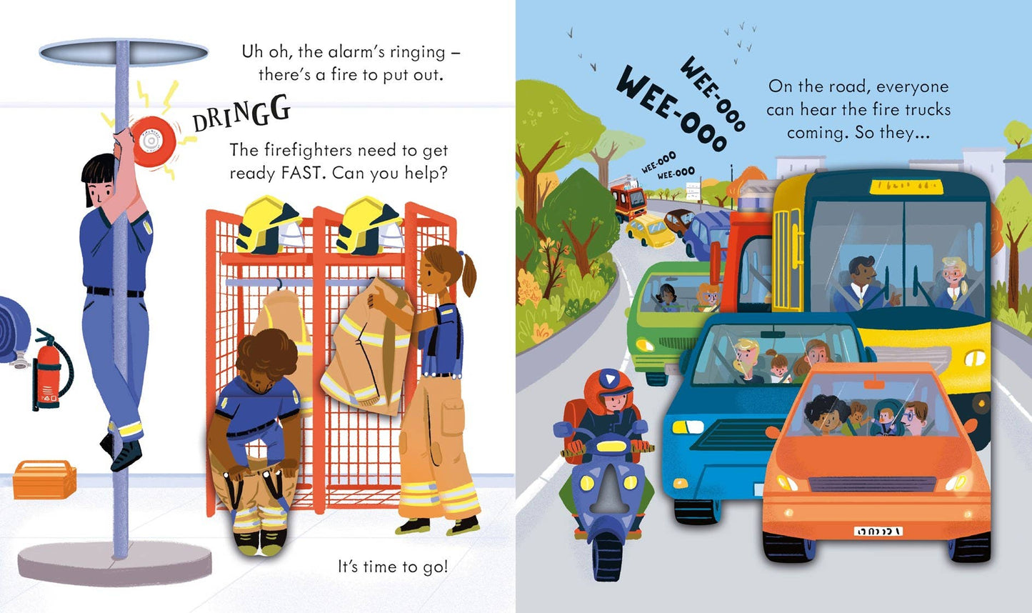 Peek Inside How a Fire Truck Works : Usborne