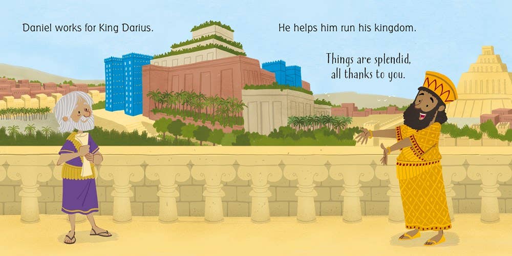 Daniel In The Lions' Den board book: Usborne