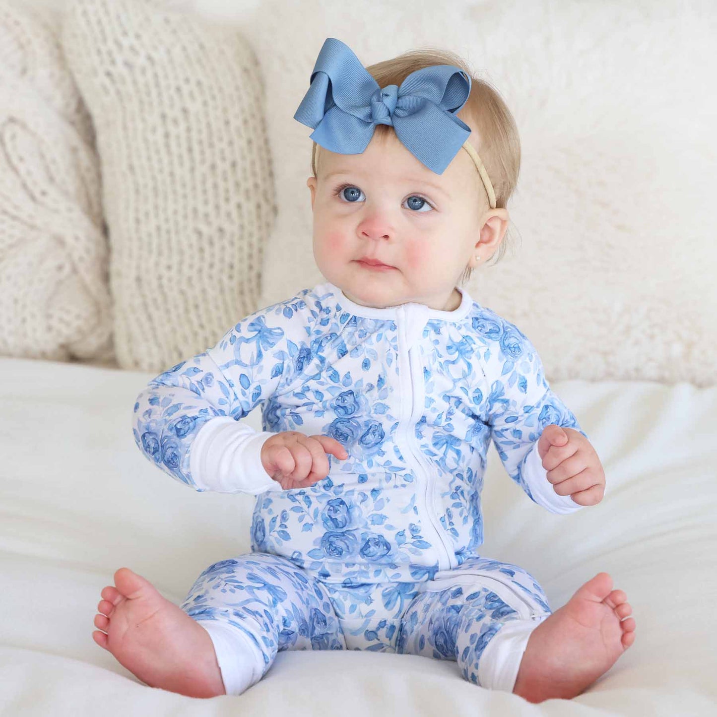 Betsy's Blooms Convertible Zip Romper: 0-3 months