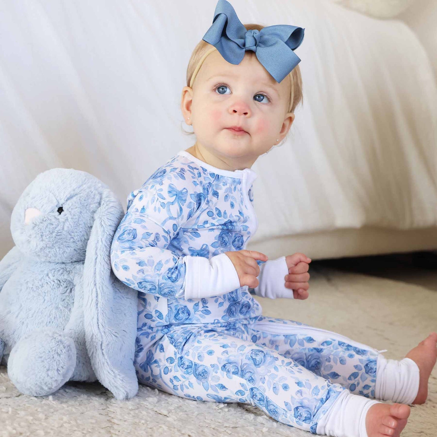 Betsy's Blooms Convertible Zip Romper: 3-6 months