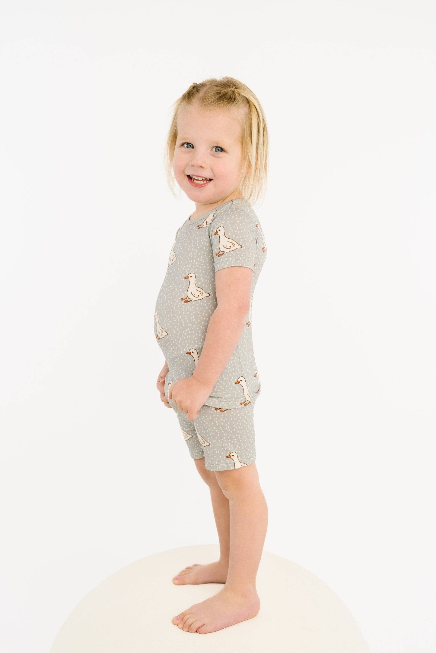 Classic Goose Bamboo Shorts Set: 18-24M