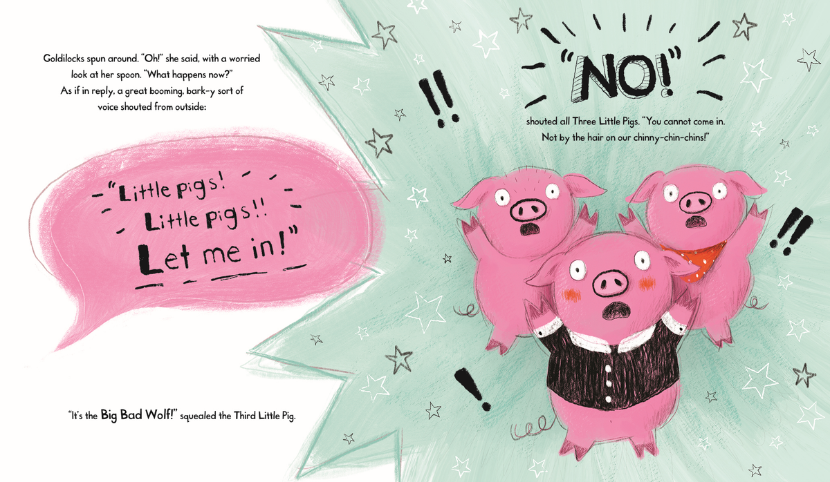 Wrong Fairy Tale: Goldilocks and the Three Little Pigs