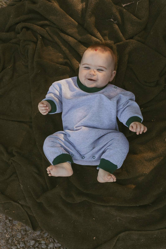 Marlowe Jumpsuit in Heather Grey